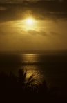 Sunset over inlet