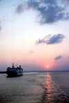 Sunrise at sea