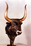 Bull's head rhyton