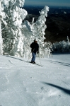 Cold day skiing at Stratton