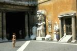 Fragments of gigantic statues