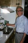 In the kitchen