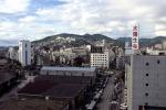 Views of Nagasaki from hotel roof