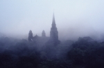Edinburgh Castle in the mist