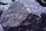Garnets in stone