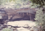 Natural stone bridge
